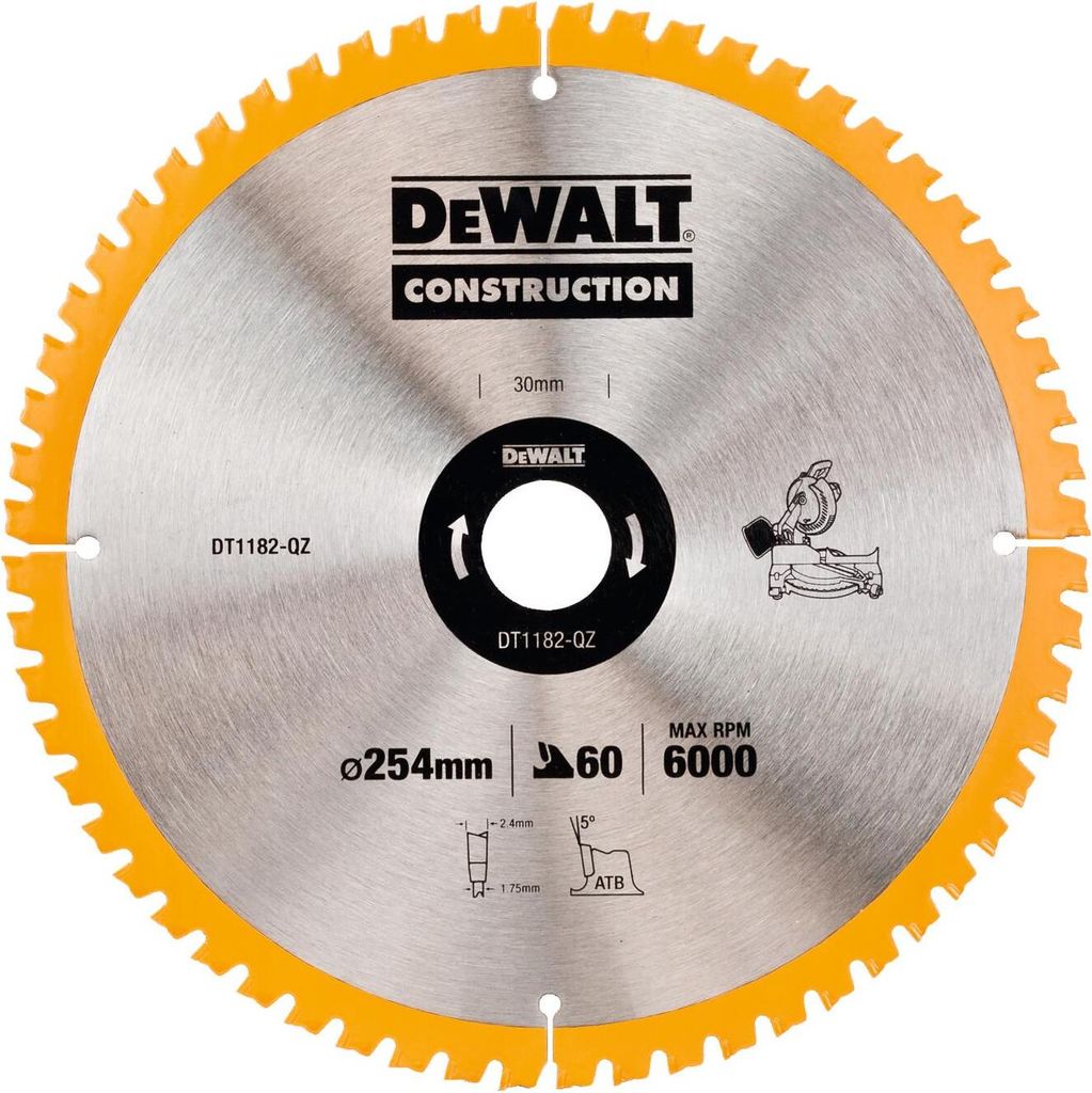 Dewalt piła tarcz.254x30mmx60z