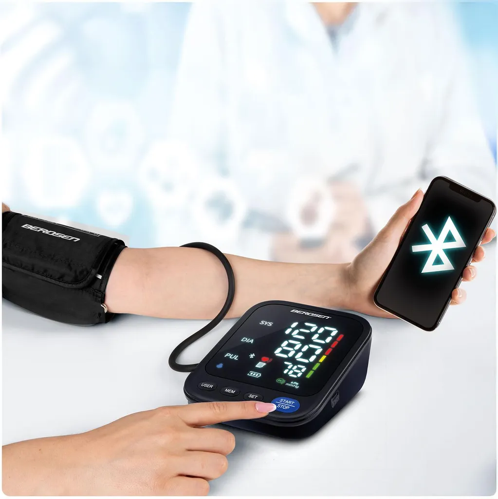 Misuratore di pressione a spalla con messaggi polacchi e bluetooth BD-123 Berdsen - 8
