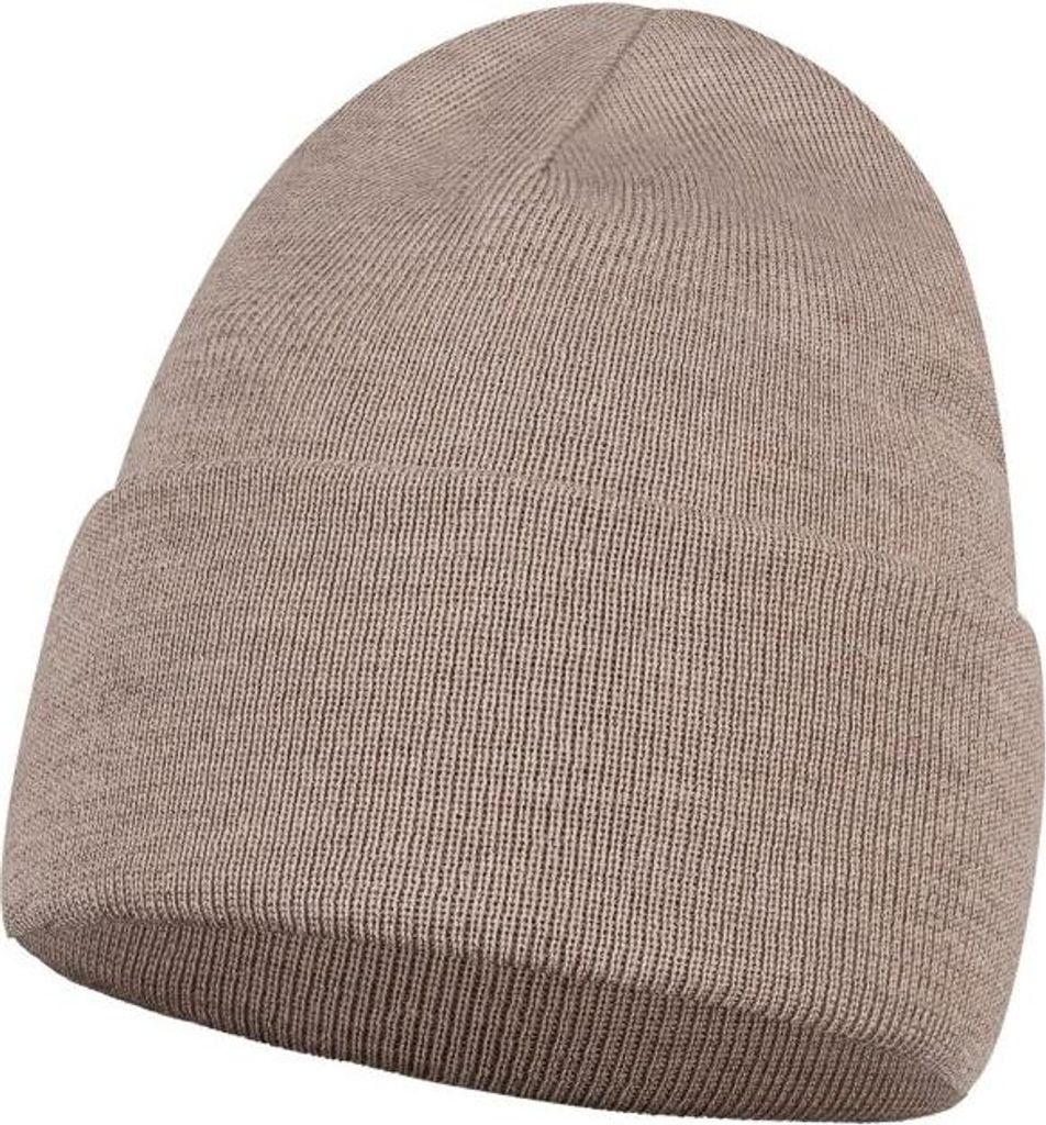 NAOMI Mütze aus 100 % Wolle - TAUPE Produktbild 