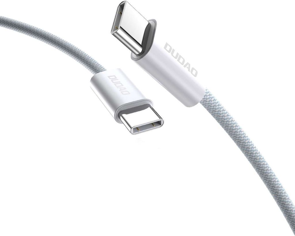 DUDAO L6C USB-C zu 60W PD 2m hvid - Digital/Daten USB Kabel USB C Weiß