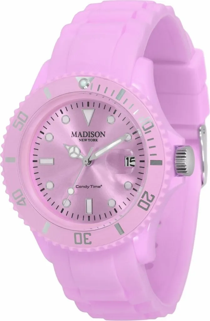 Orologio Madison Candy Time Sorbet Viola - Idea Regalo Originale Silicone