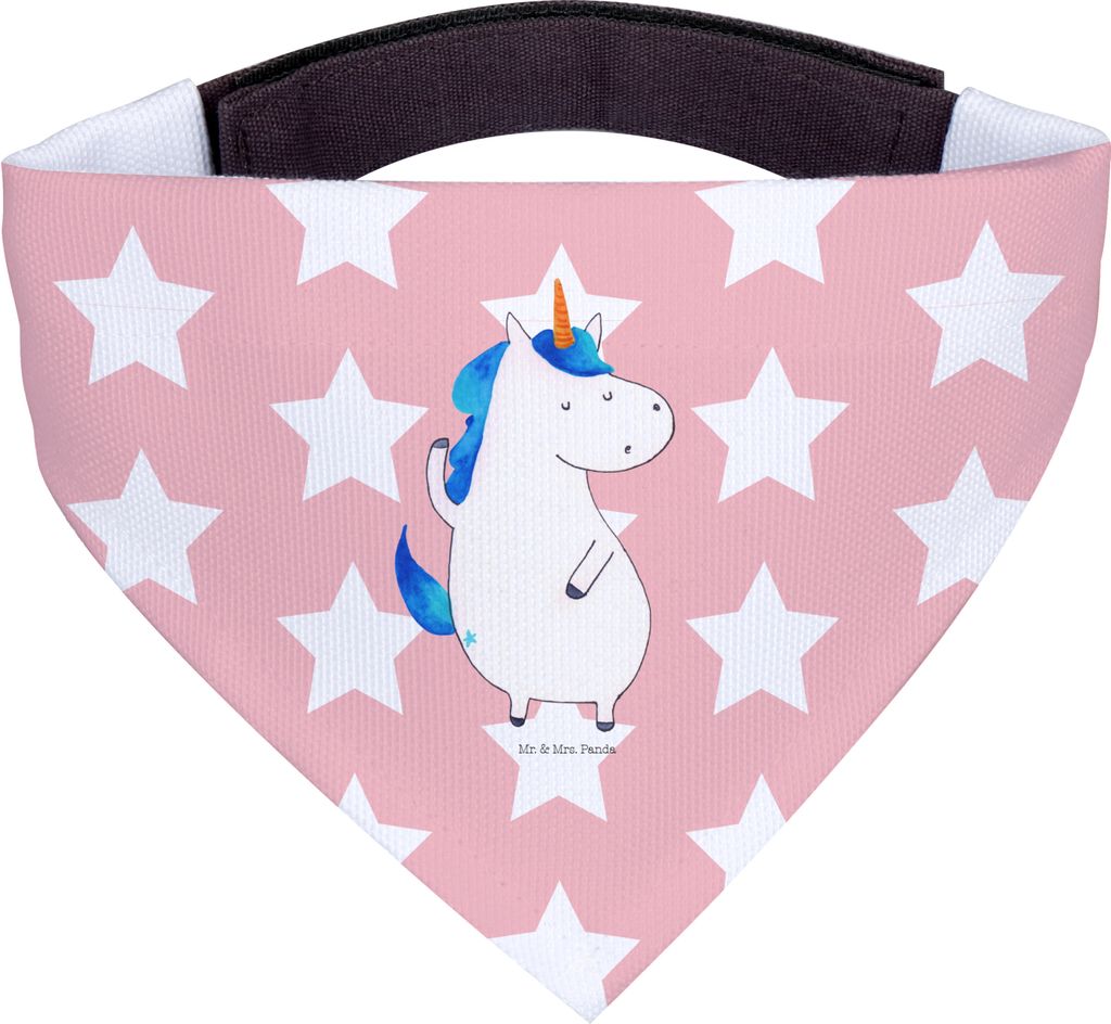 Mr. & Mrs. Panda Hund Halstuch Einhorn Mann - Rot Pastell - Geschenk, Cool, Beste, Party, Familie, Für Hunde, Tuch, Unicorn, Bandana
