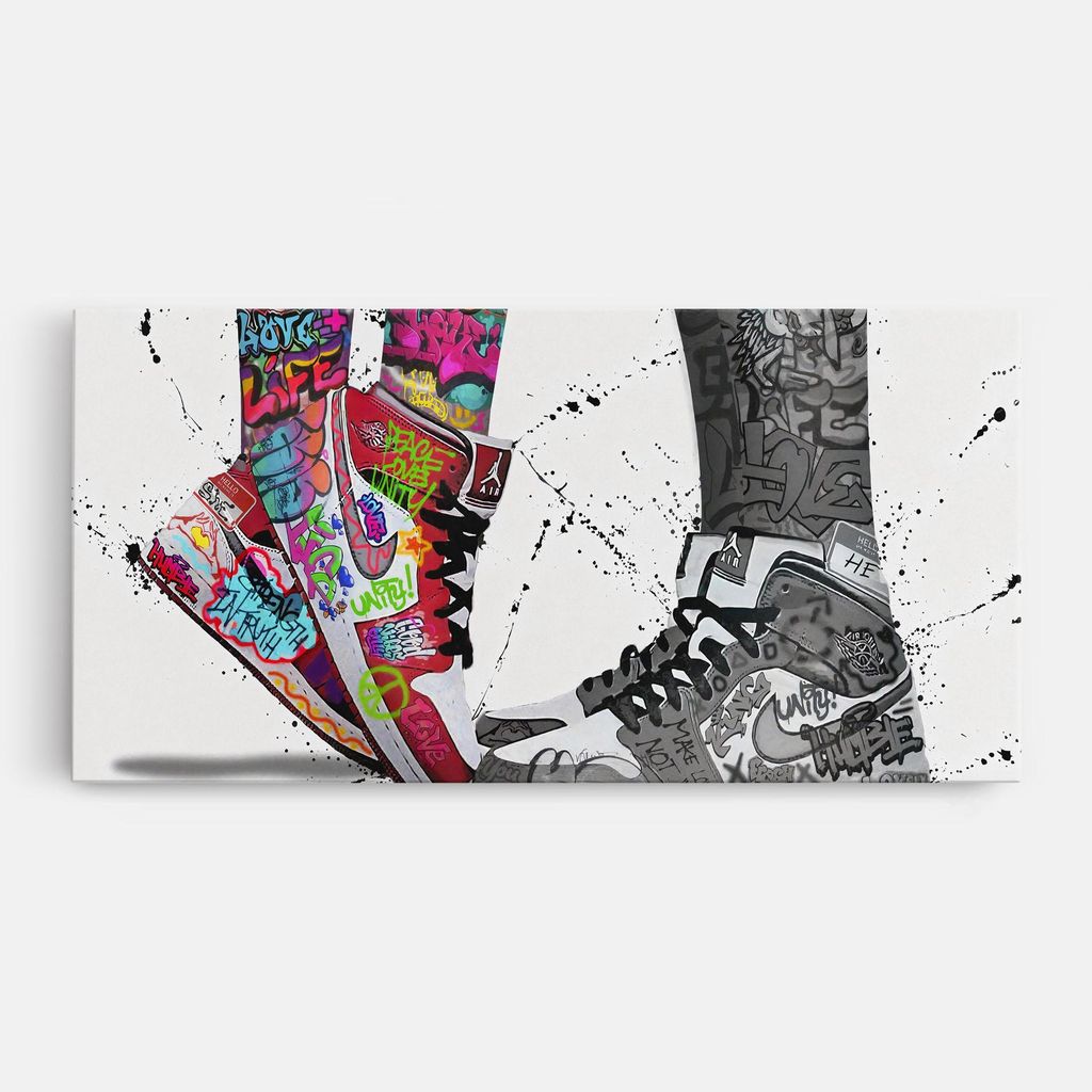 ARTHUB Leinwandbild 60x120 cm, Love On My Toes | Wohnzimmerdekoration, Hängende Bilder, Wanddekoration, Heimdekoration, Moderne, Digitale