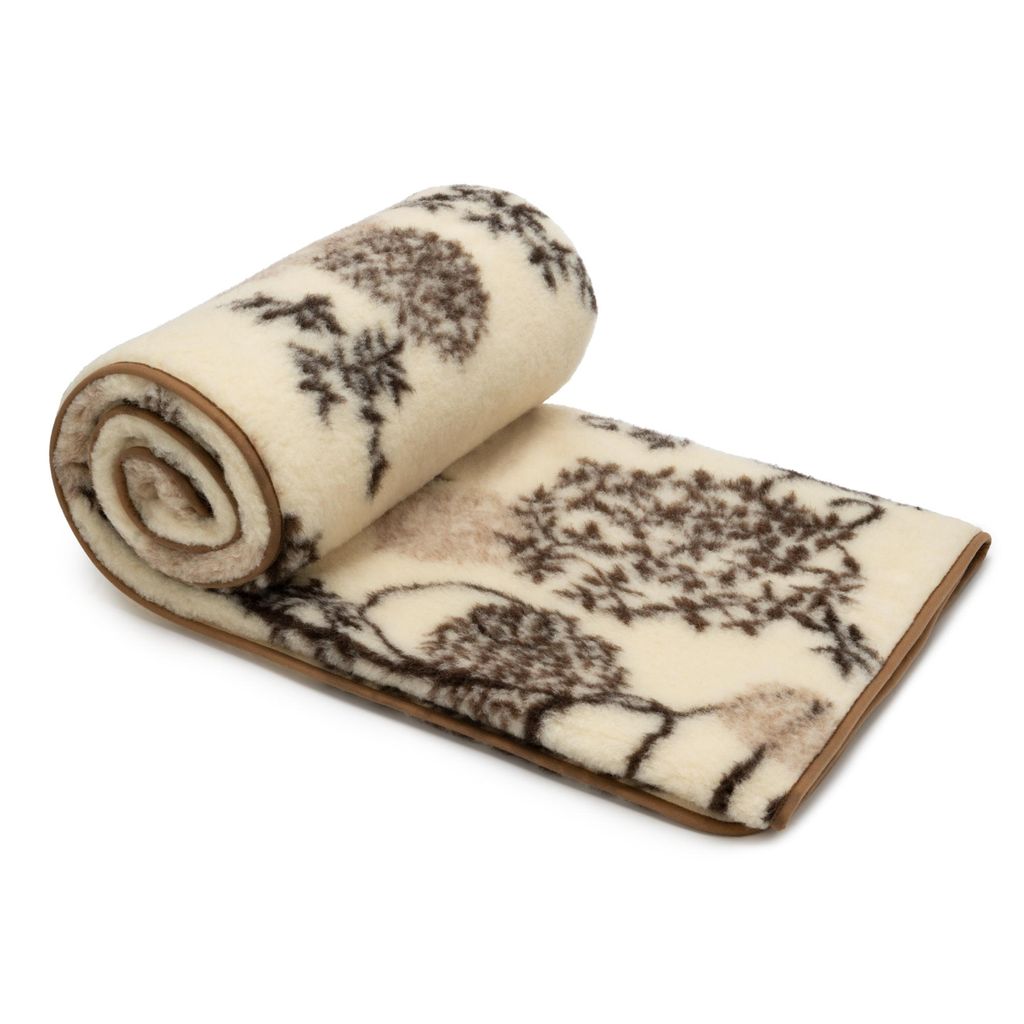 Merino Wolldecke 100% Schurwolle – Kuscheldecke aus Merino Schafwolle – Flauschige Decke, Atmungsaktiv, Wärmeregulierend, Hautfreundlich