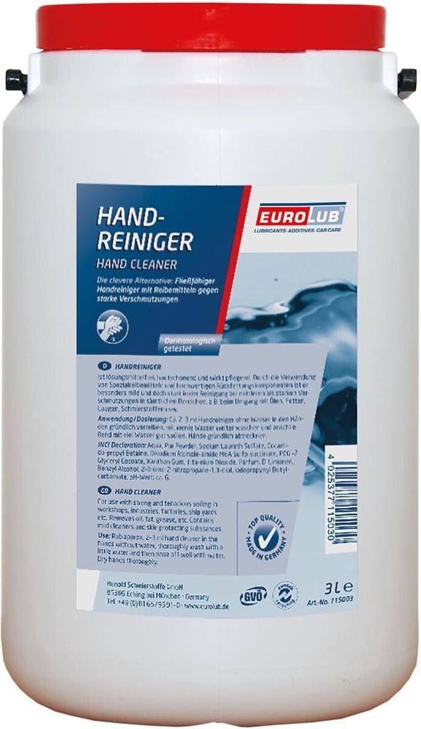 Fließfähiger Handreiniger mit Reibemitteln für mittlere bis Produktbild 