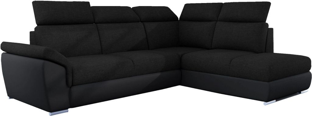 Großes Multifunktionssofa, Ecksofa, Ecksofa mit Schlaffunktion, Bettsofa mit Bettzeugablage, klassischer Stil, L-förmiges Sofa moderne Inneneinri...