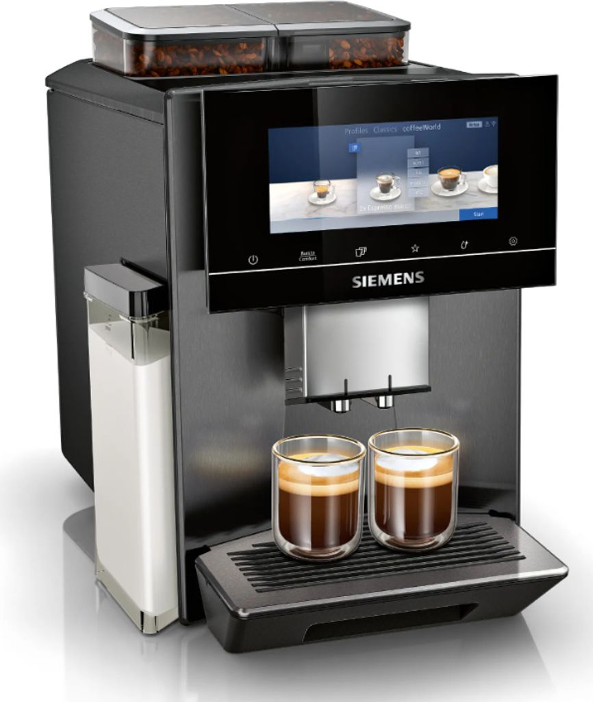 Siemens Extraklasse TQ907DF5 EQ900 Kaffeevollautomat, Dark Inox