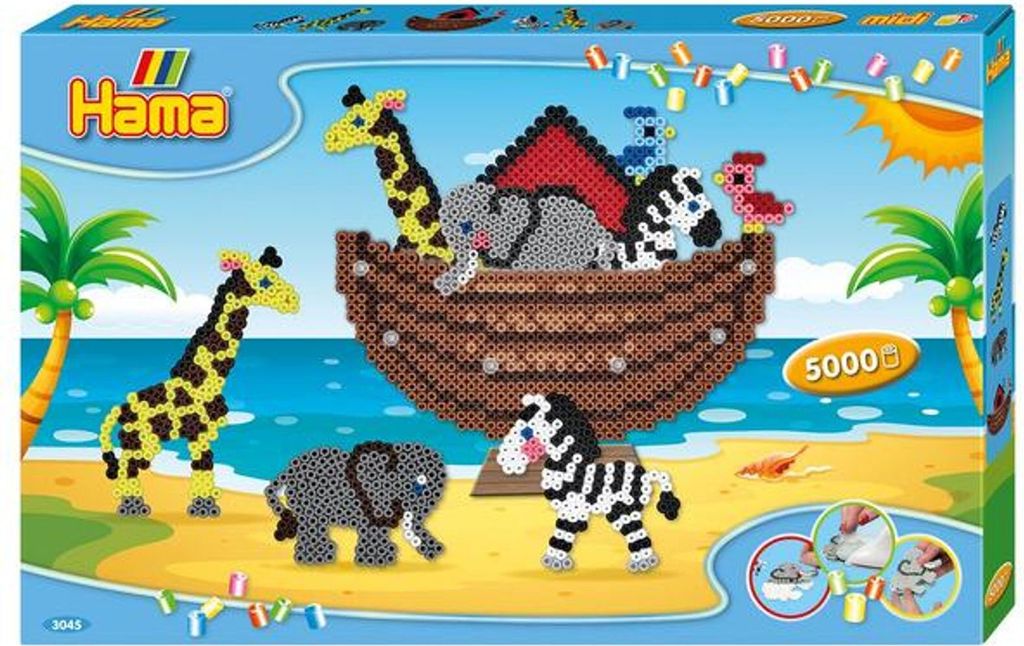 HAMA Bügelperlen midi "Die Arche Noah" Geschenkpackung