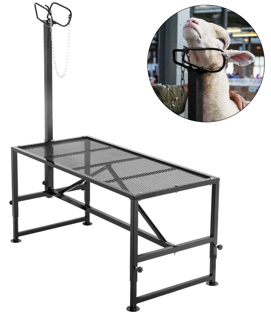 VEVOR stojak dla bydła 130 x 59 cm, stojak do strzyżenia z Zdjęcie produktu 