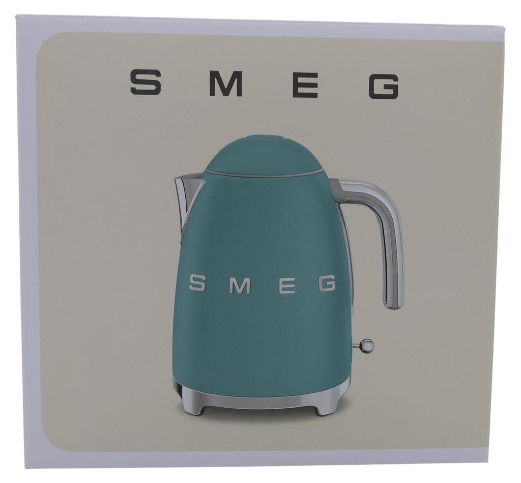 SMEG KLF03EGMEU Wasserkocher Smaragdgrün, Ästhetik im Stil Produktbild 