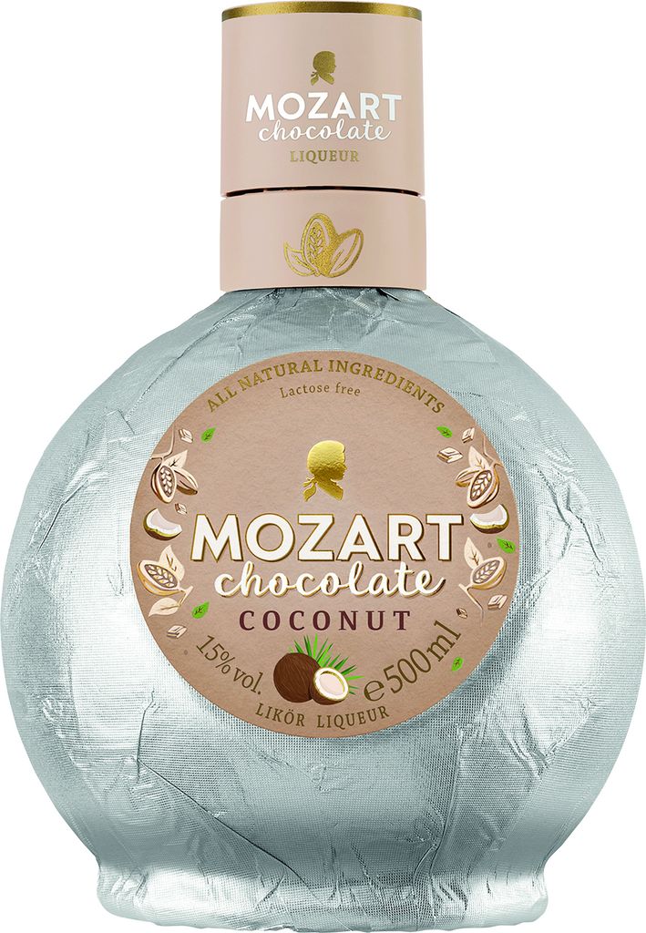 Mozart Chocolate Coconut Sahnelikör 15% Vol. 0,5l Produktbild 