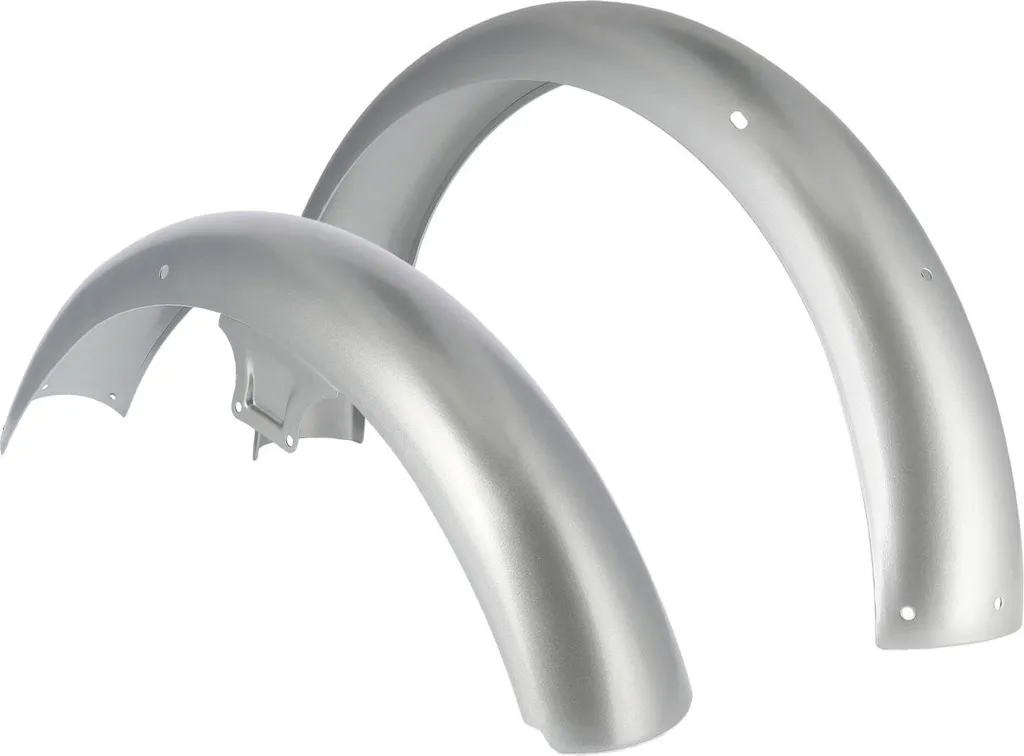 Garde-boue aluminium thermolaqué blanc Simson S70 S51 - Finition haute qualité