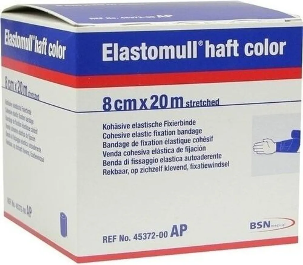 Elastomull Haft Blu 8cm x 20m BSN Medical | Benda Elastica Autoadesiva - 1
