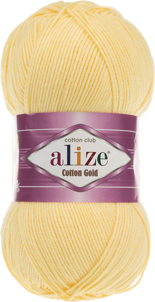 ALIZE Baumwolle Gold 187 Light Yellow Produktbild 