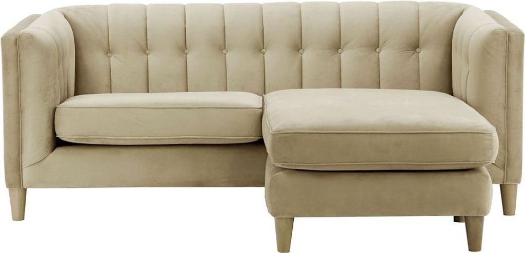 Ecksofa Sodre beidseitig montierbar-Velluto 3-wax black