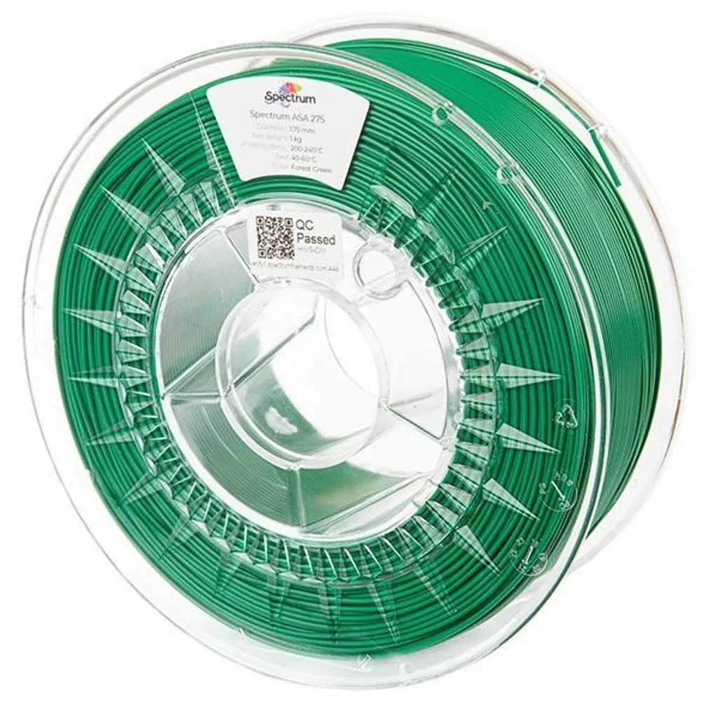 Filament ASA 275 Vert Foncé Spectre 80532 : Finissez-en avec le Warping