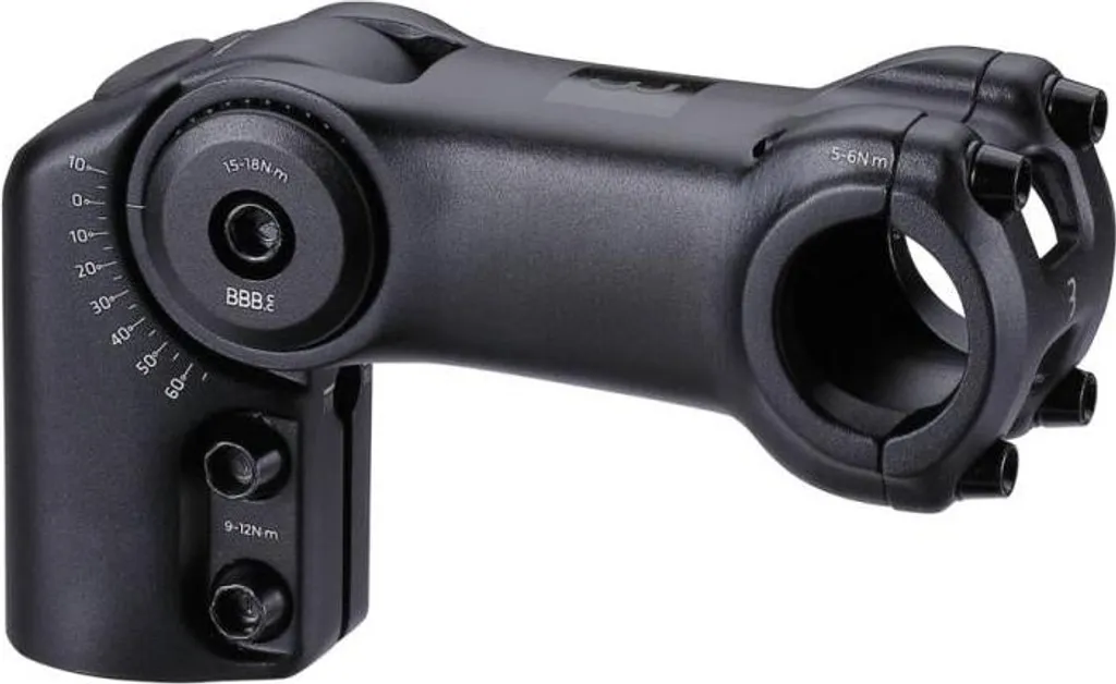 Potence de vélo réglable BBB HighFix Noire inclinaison ajustable 25