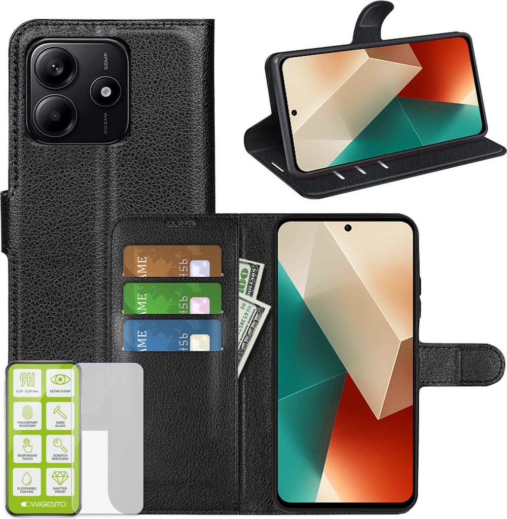 Pro Xiaomi Redmi Note 14 5G Koženkové pouzdro Book Wallet Obrázek produktu 