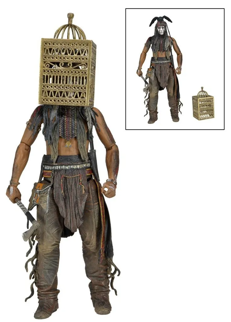 Figurine Tonto Lone Ranger idéale pour décoration et diorama Western