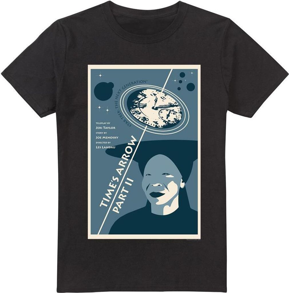 Star Trek - "The Next Generation Season 6 Episode 1" T-Shirt für Herren TV5400 (5XL) (Schwarz)