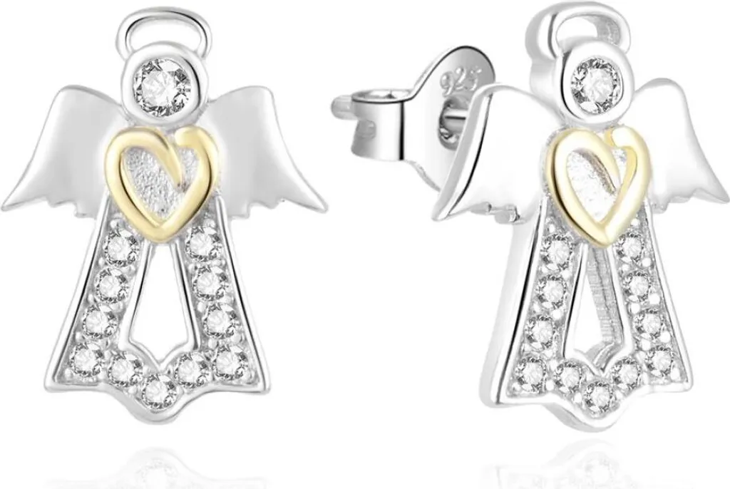 Boucles d'oreilles ange en argent : Le cadeau idéal pour un baptême