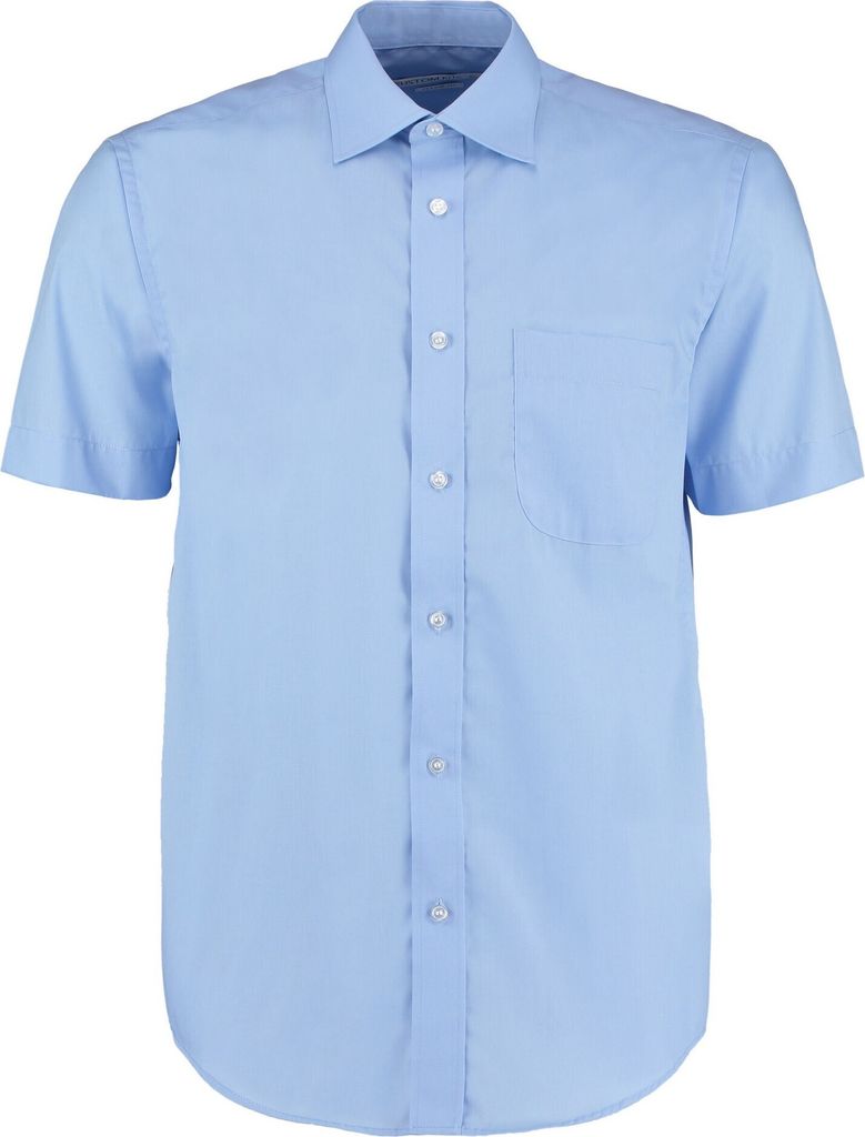 Kustom Kit - "Business" Hemd für Herren kurzärmlig PC6268 (51cm) (Hellblau)