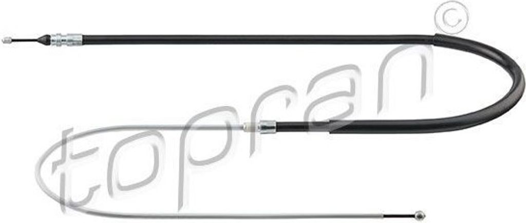 TOPRAN 502 757 - OE 3440 6 792 263 Handbremsseil, hinten für 1er (F20), 1er (F21), 2er (F23), 2er (F22, F87)