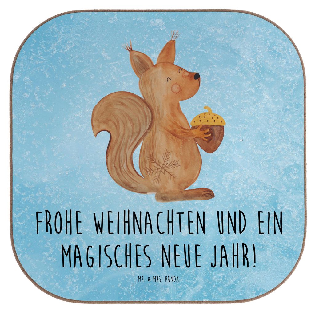 Mr. & Mrs. Panda Tassenuntersetzer Eichhörnchen Weihnachten Produktbild 