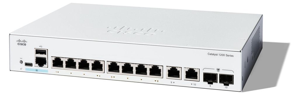 Cisco Catalyst 1200, Řízený, L2, Gigabit Ethernet Obrázek produktu 