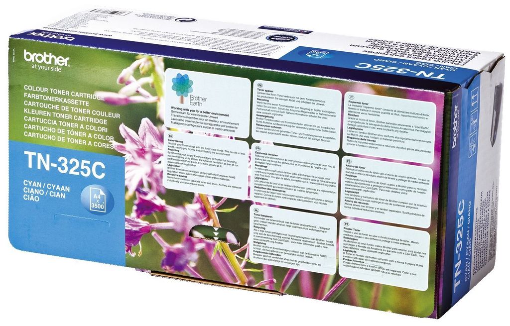 Brother TN325C - Ciano - originale - Cartuccia toner Immagine del prodotto 