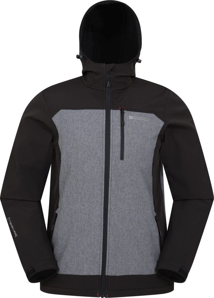 Mountain Warehouse - "Illuminate II" Softshelljacke für Herren MW1231 (S) (Dunkelgrau)