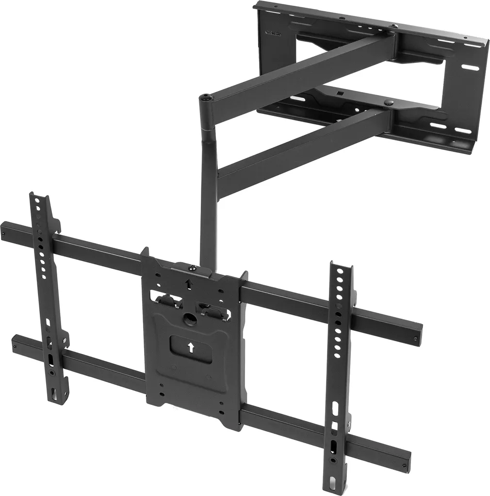 Support TV Mural Articulé pour Grand Écran 80 Pouces avec Déport de 91cm