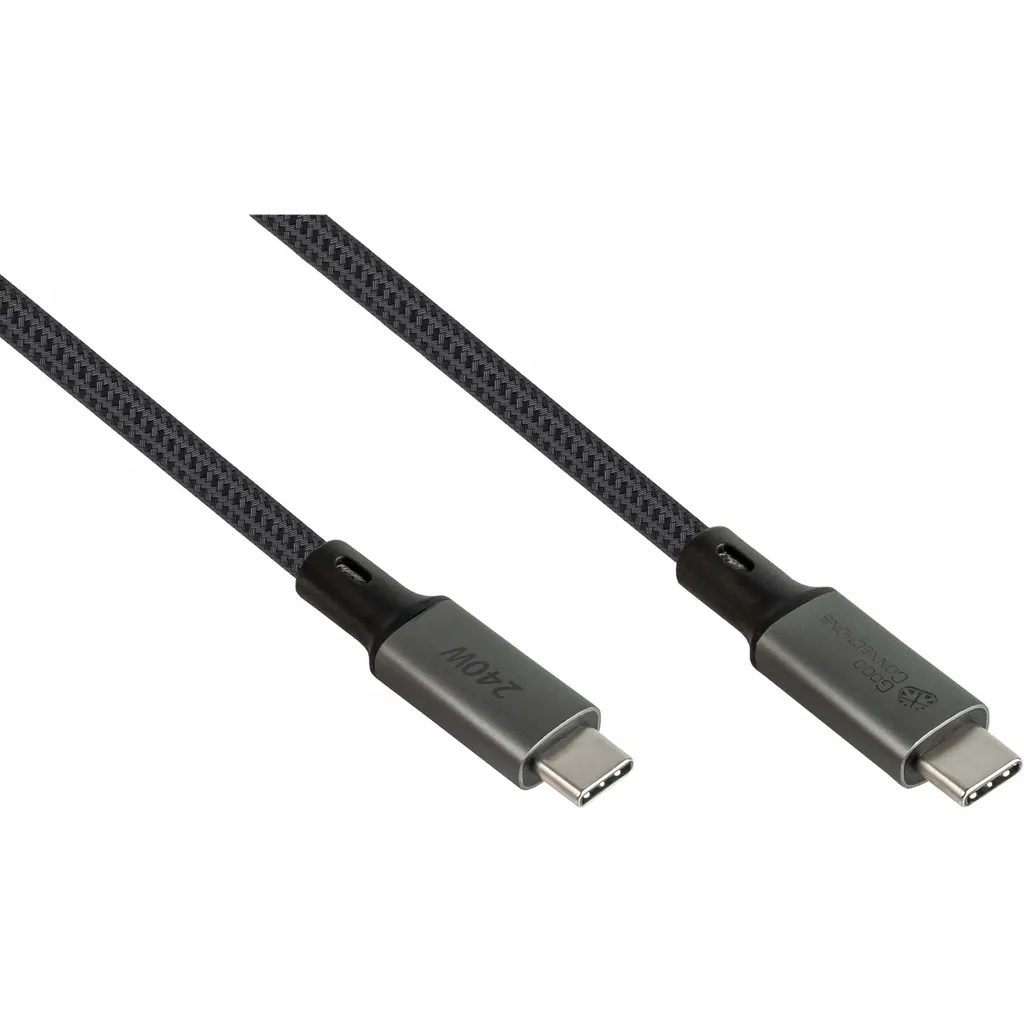 Câble USB 4.0 Good Connections 2404-TK010A 40GBit/s 240W Noir 1m
