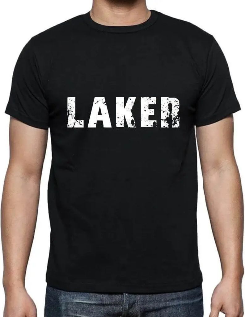 Herren Grafik T-Shirt Laker Öko-Verantwortlich Vintage Jahrgang Kurzarm Lustige Druck Geburtstag Geschenk Mann