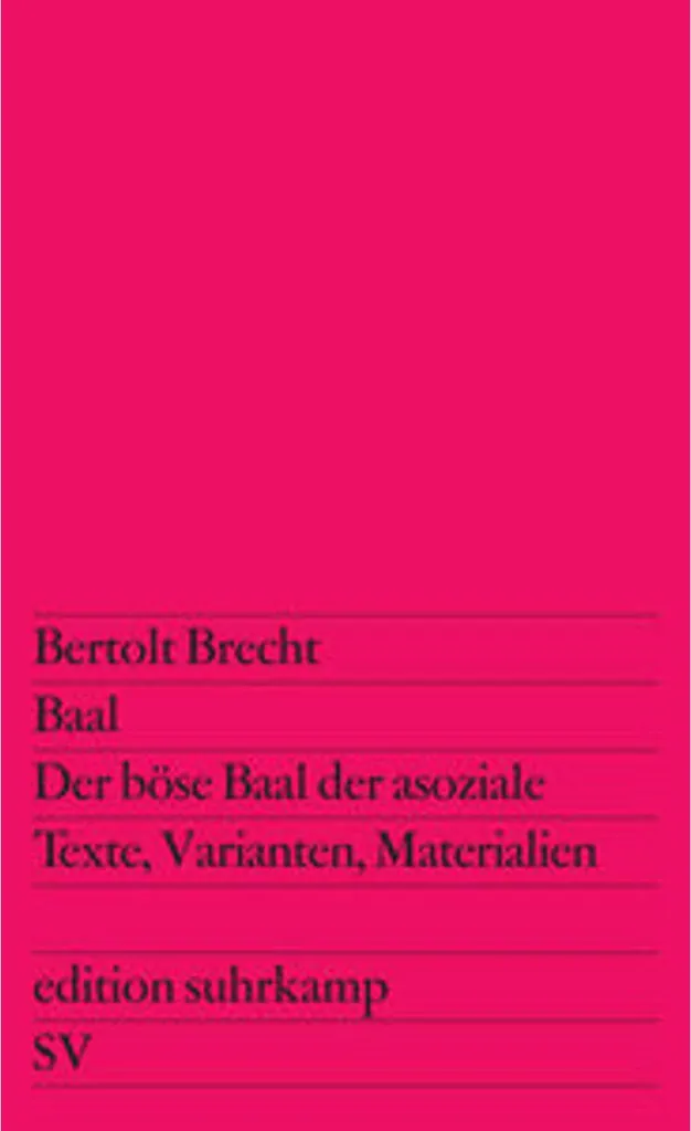 Scénario Baal de Brecht pour Comédiens - Texte de Scène Standard