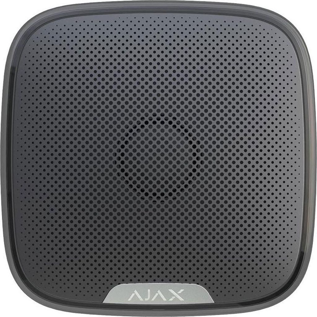Sirène sans fil Ajax StreetSiren IP54 noire Image du produit 
