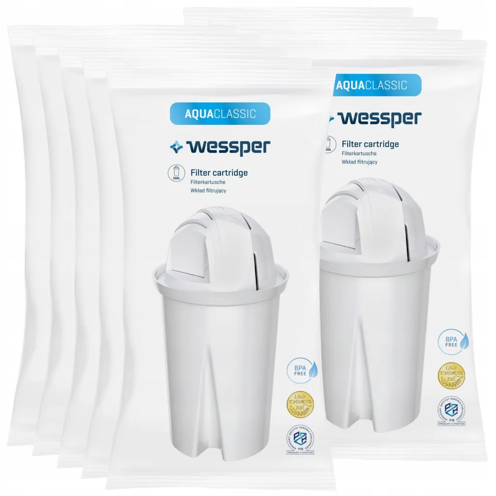 Filtre à Eau AquaClassic Wessper Compatible Brita Classic - Pack de 9 - 2