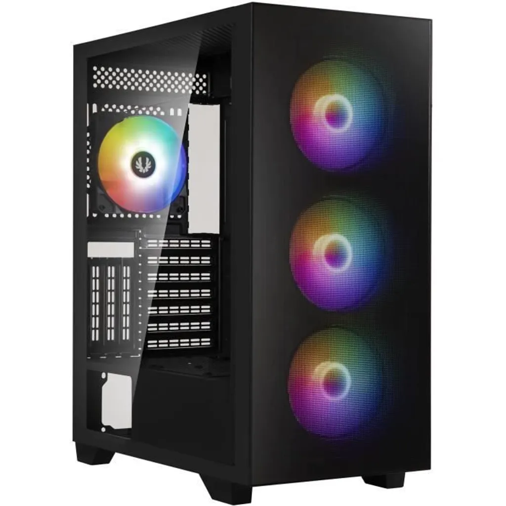 Boîtier PC BitFenix Flow Noir : Moyen Tour ATX haute performance gamer