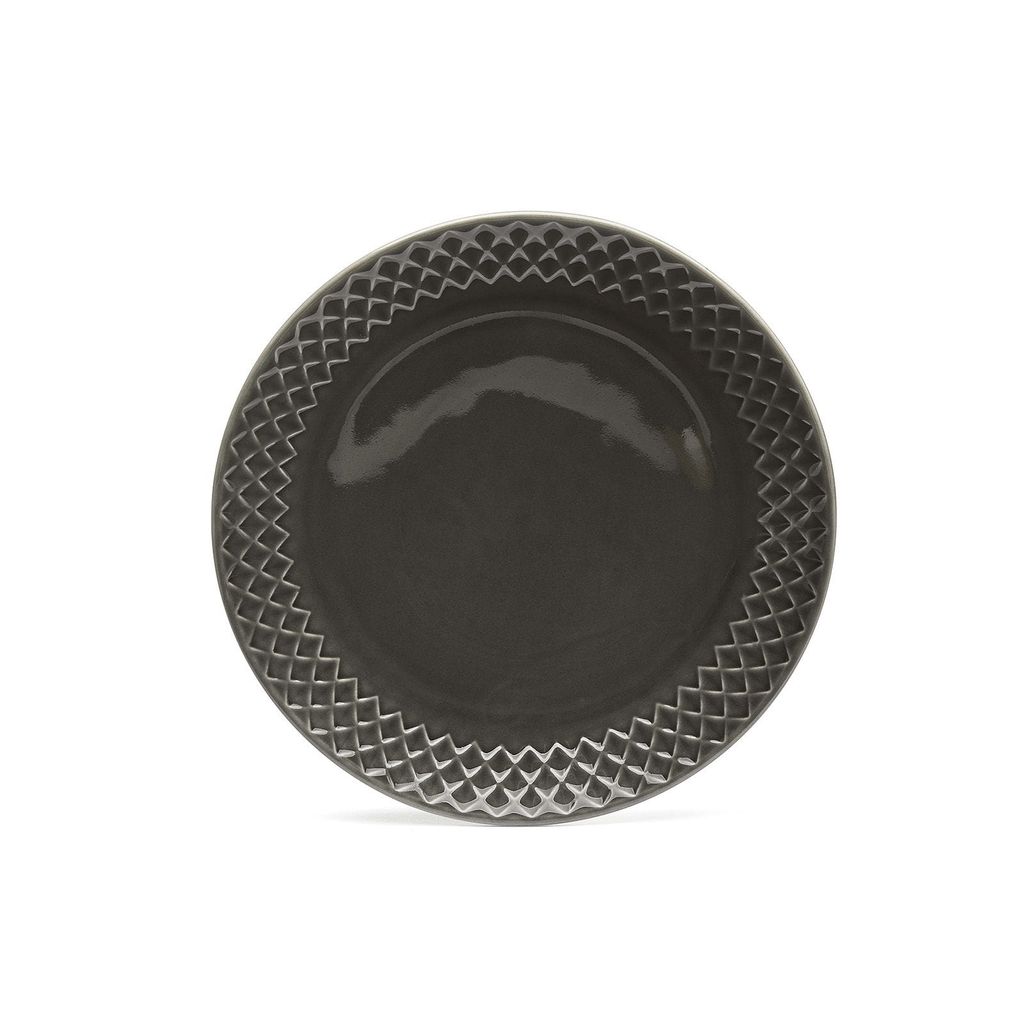 Sagaform Kaffeeteller, graue Keramik, 20 cm