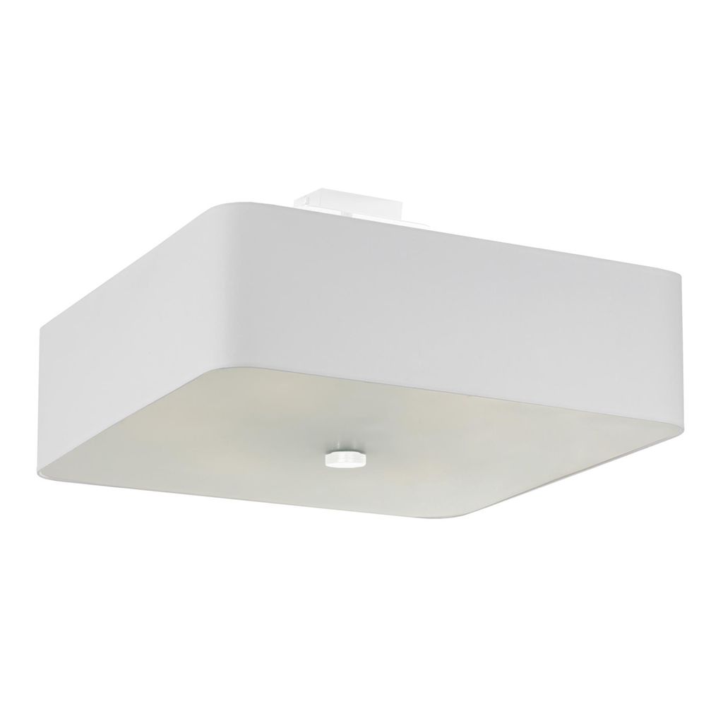 Lampa sufitowa klosz kwadratowy biały 45 x 25 cm LOKKO Zdjęcie produktu 