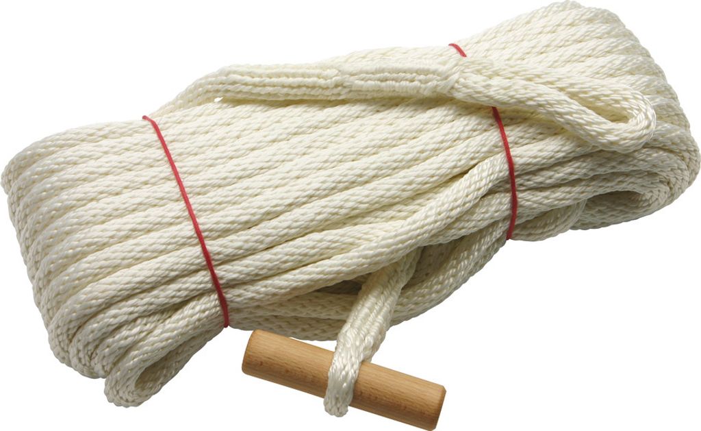 Feuerwehrleine Fangleine DIN 14920 F 30-K 30m Karabinerhaken