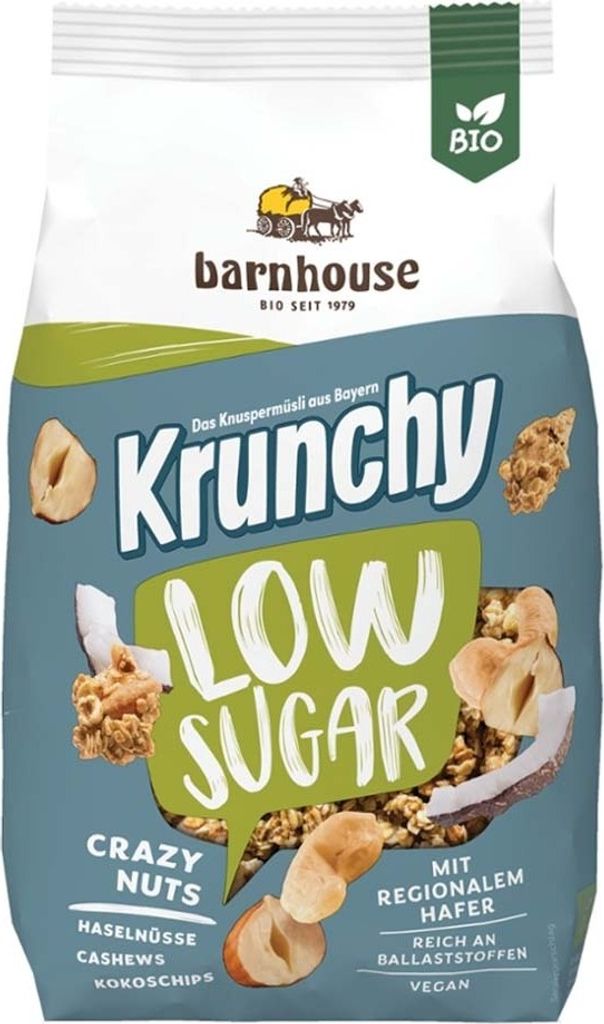 Krunchy Szalone orzechy o niskiej zawartości cukru 375g Zdjęcie produktu 