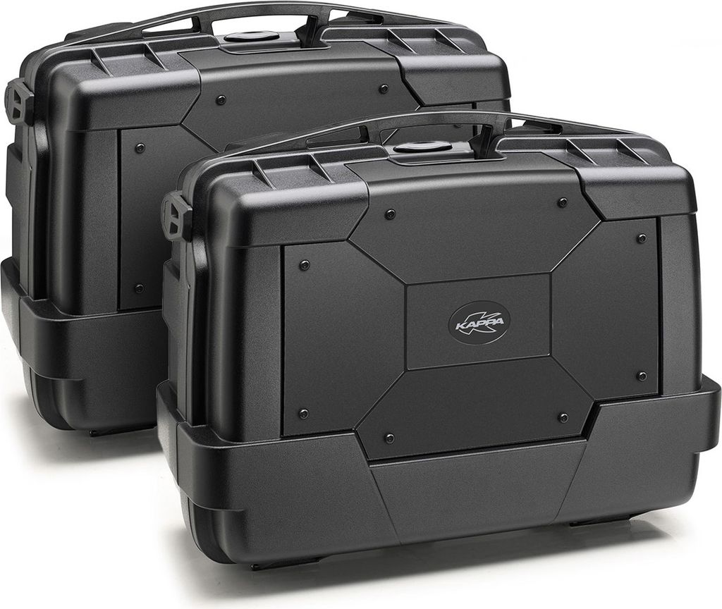 Kappa 2024/04 33L Monokey Side Trunks Kgr33N Garda Black Line Lite (Paar = 2Pcs) + Extra Schloss