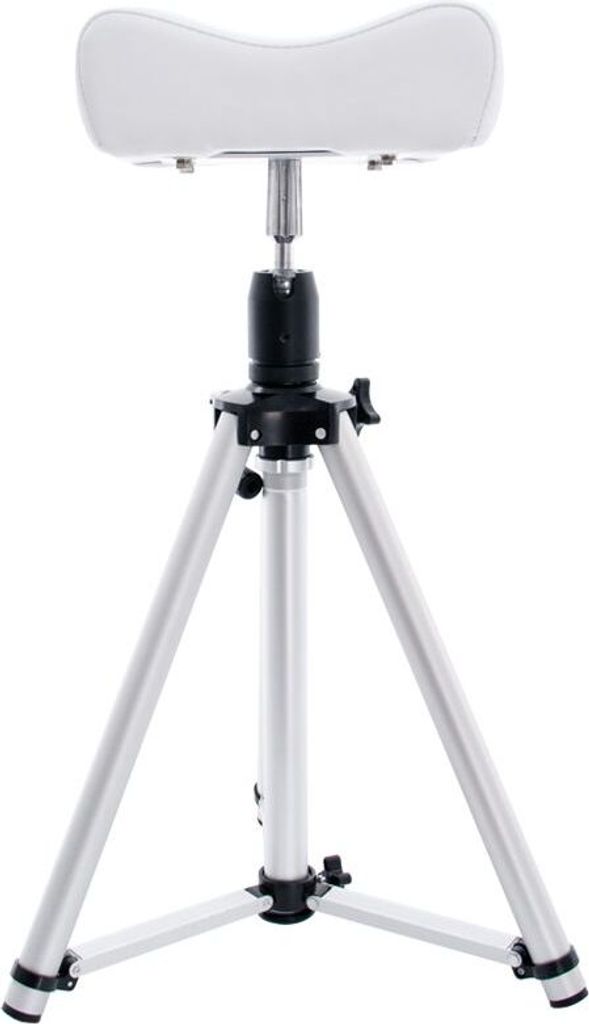 Azzurro 301 Fußpflegeschemel aus Aluminium