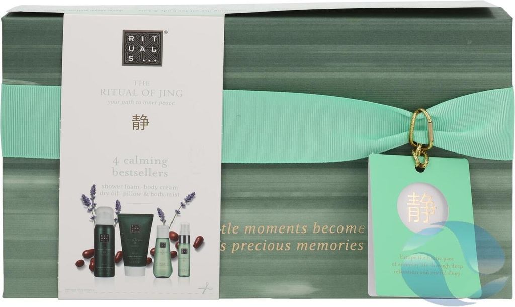 Rituals Jing Set Foaming Shower Gel 50ml/Body Cream 70ml/Dry Oil 50ml/Pillow & Body Mist 20ml 190 ml