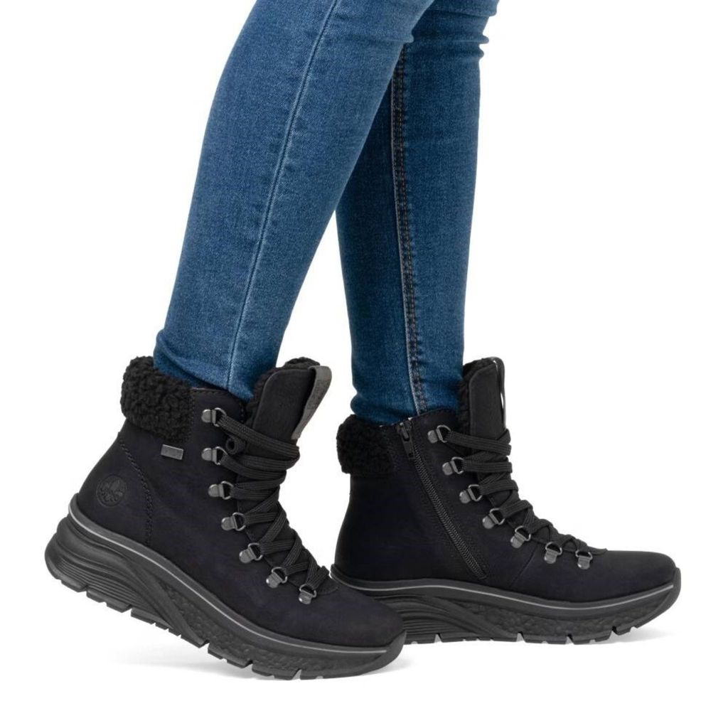 Verwunderlich Winterschuhe Schwarz Damen Ebenbild