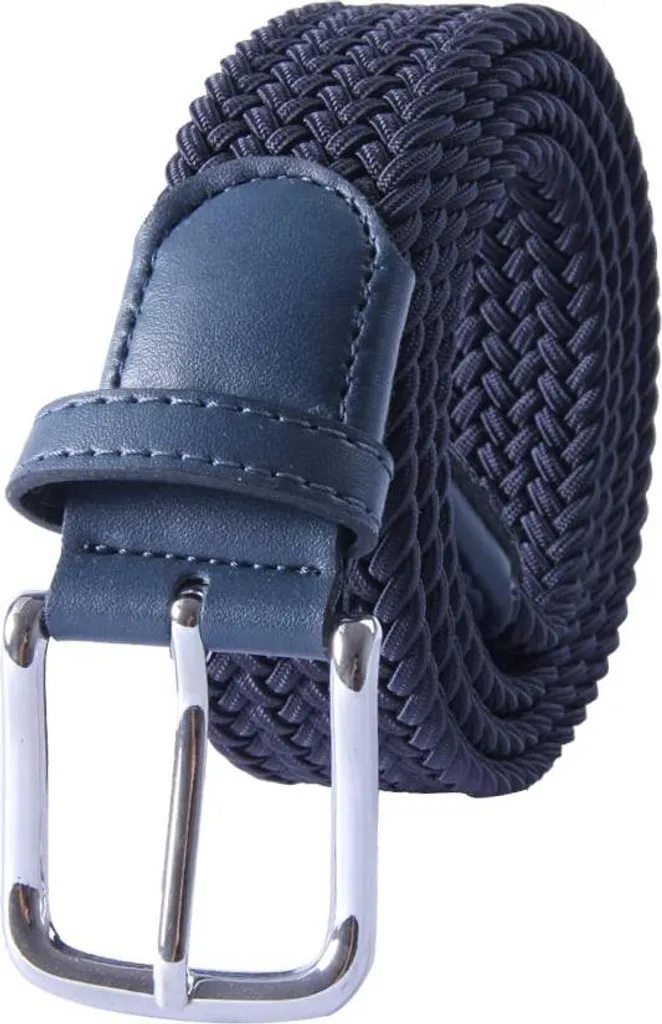 Cintura Blu Scuro Intrecciata Elasticizzata 3,5cm | Comfort Everyday