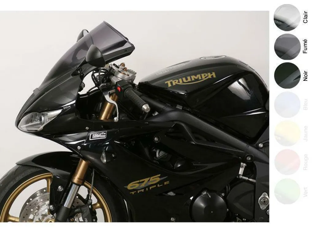 Pare-brise Sport MRA Gris Fumé Daytona 675 D67LC Écran Racing Moto