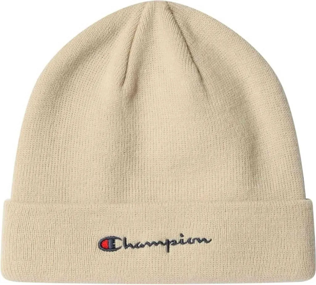 Casquette Laine Champion Beige 806064-ES057 - Finis les Bonnets Qui Grattent