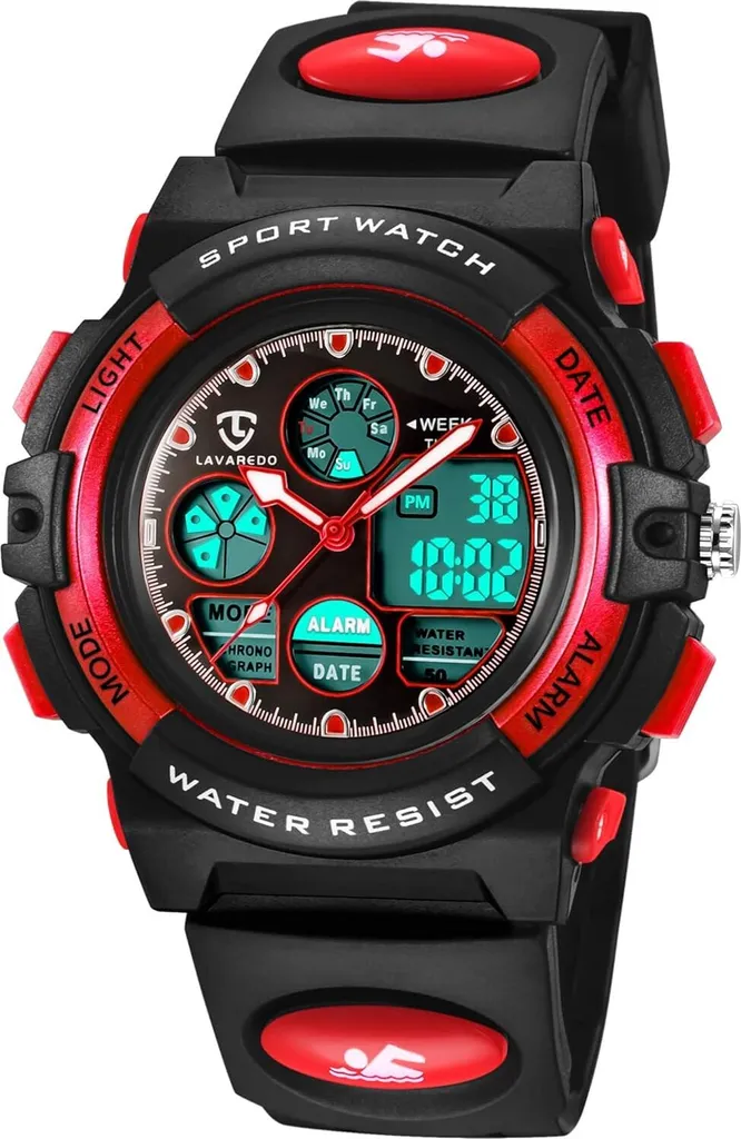 Orologio Sportivo Junior: Cronometro e Luce LED per Piccoli Atleti